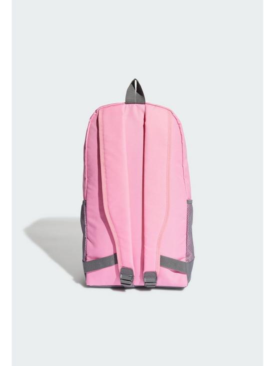 back image of adidas-junior-essentials-linear-backpack-light-pink