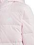  image of adidas-kids-girls-frosty-down-jacket-light-pink