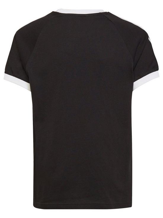 back image of adidas-originals-junior-adicolor-trefoil-t-shirt-black