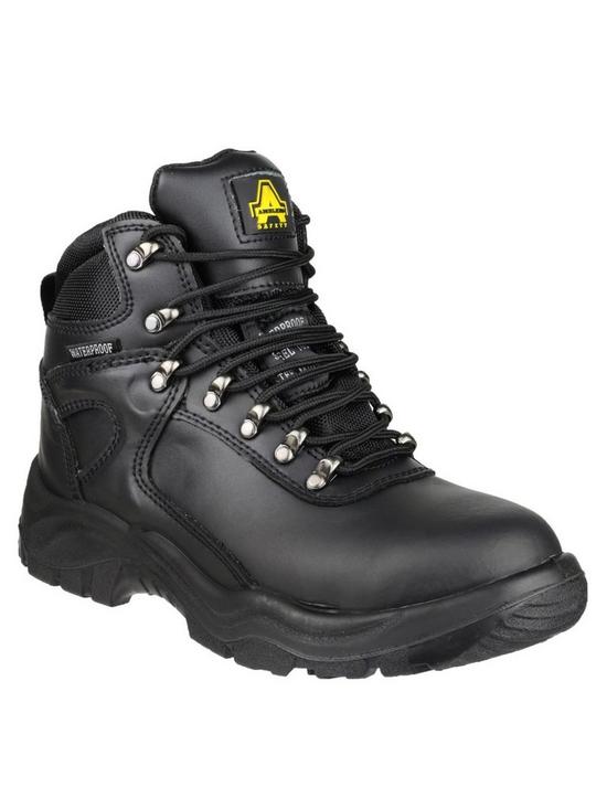 front image of amblers-fs218-waterproof-lace-up-safety-boot