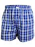  image of d555-plaid-pack-of-two-woven-boxer-shorts-multi