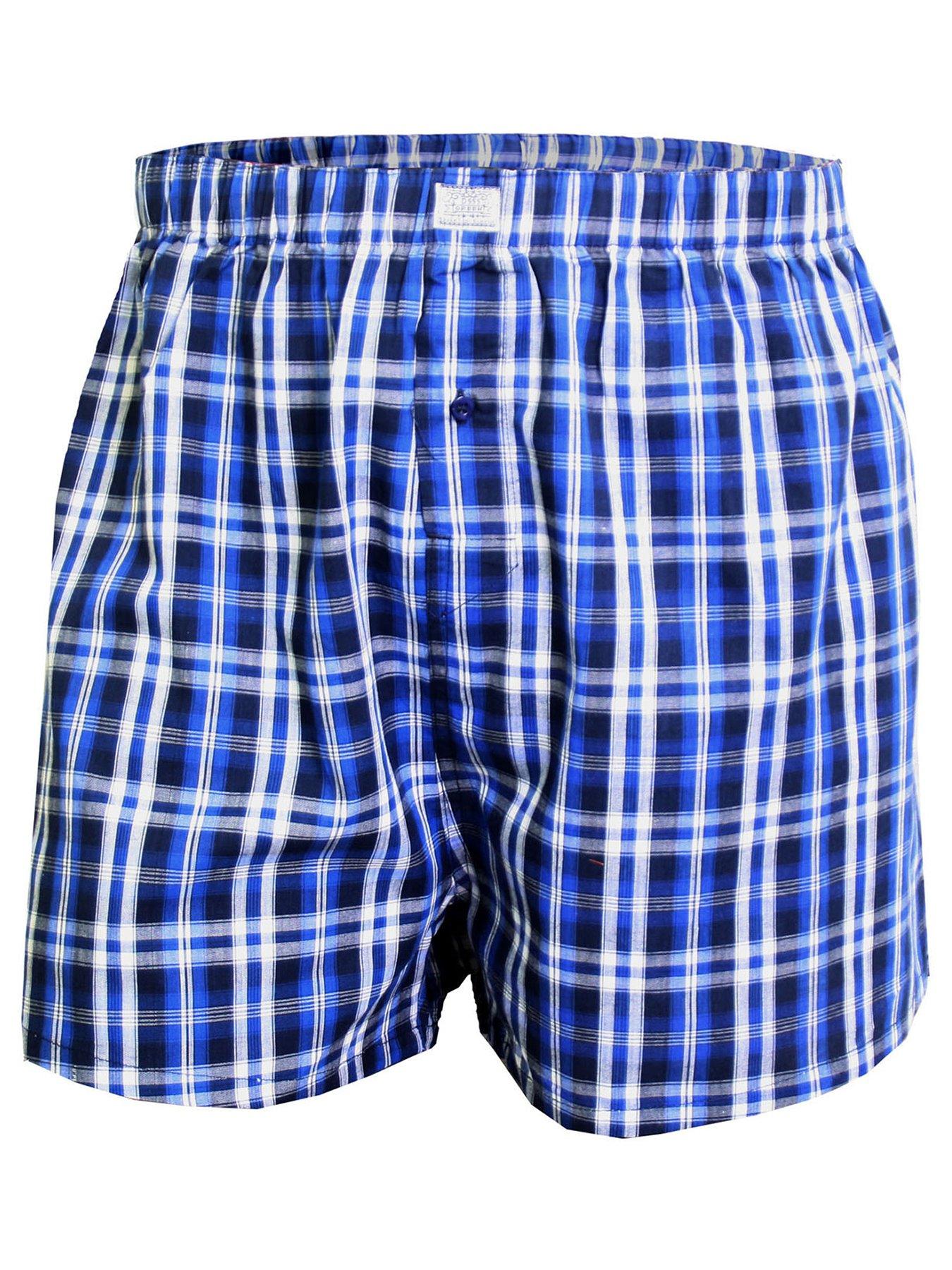 Image 3 of 3 of D555 Plaid Pack Of Two Woven Boxer Shorts - Multi