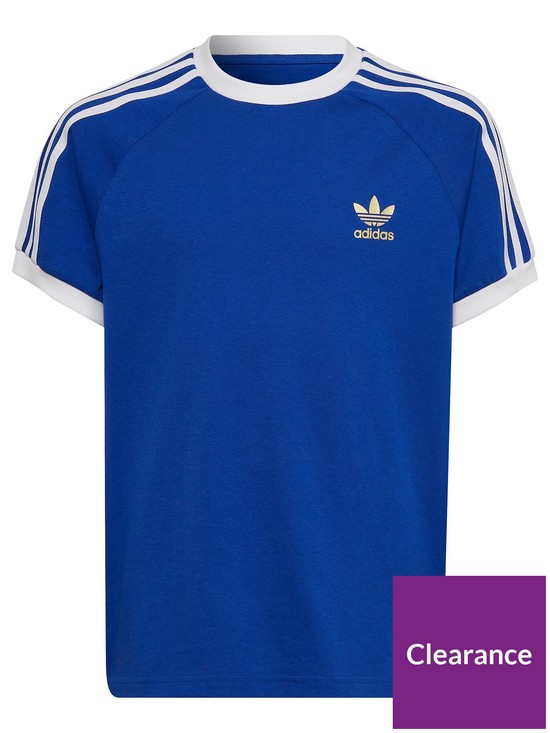 front image of adidas-originals-junior-adicolor-football-nations-t-shirt-dark-bluenbsp