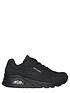  image of skechers-uno-stand-on-air-durabuck-trainers-black