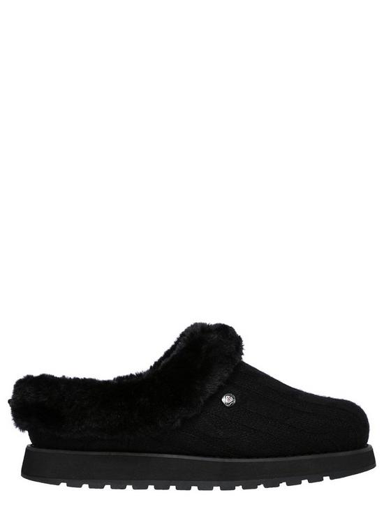 back image of skechers-keepsakes-ice-angel-slippers-black