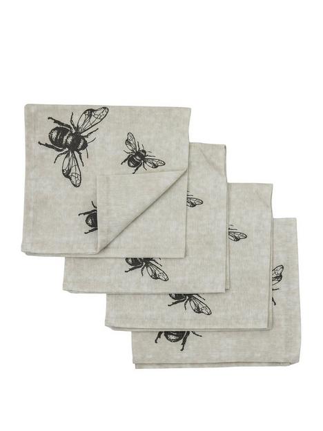 hometown-interiors-distressed-bees-set-of-4-napkins