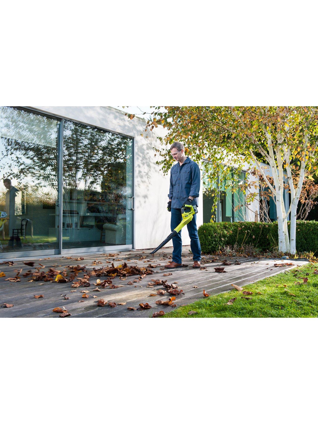  image of ryobi-obl1820s-18v-one-cordless-leaf-blower-battery-charger-not-included