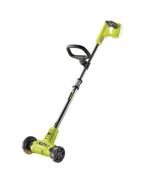 ryobi-ry18pca-0-18v-one-cordless-patio-cleaner-with-wire-brush-battery-charger-not-included
