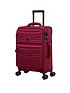  image of it-luggage-precursor-dark-red-cabin-expandable-soft-8-wheel-suitcase