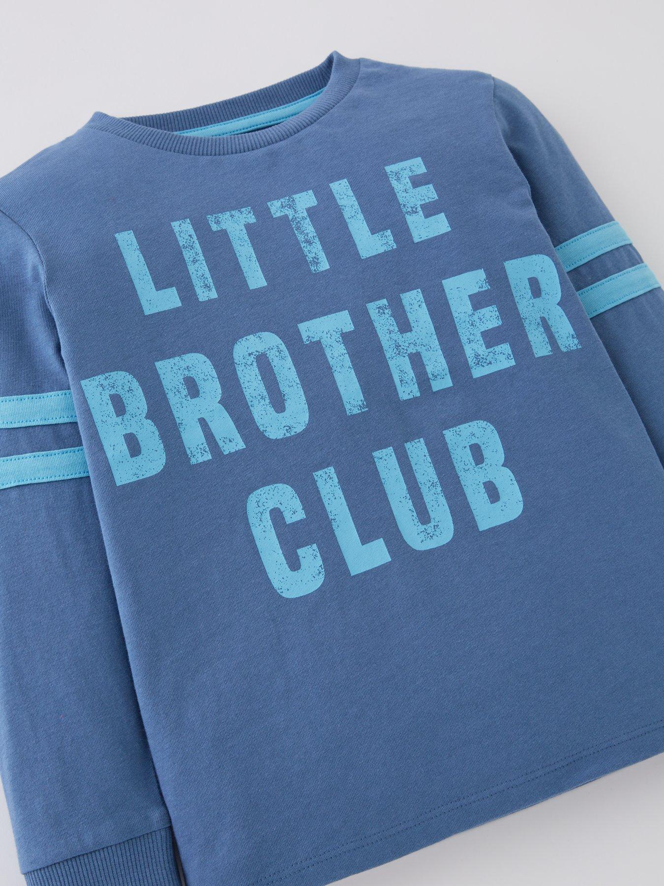  image of mini-v-by-very-boys-little-brother-long-sleeve-t-shirt-blue