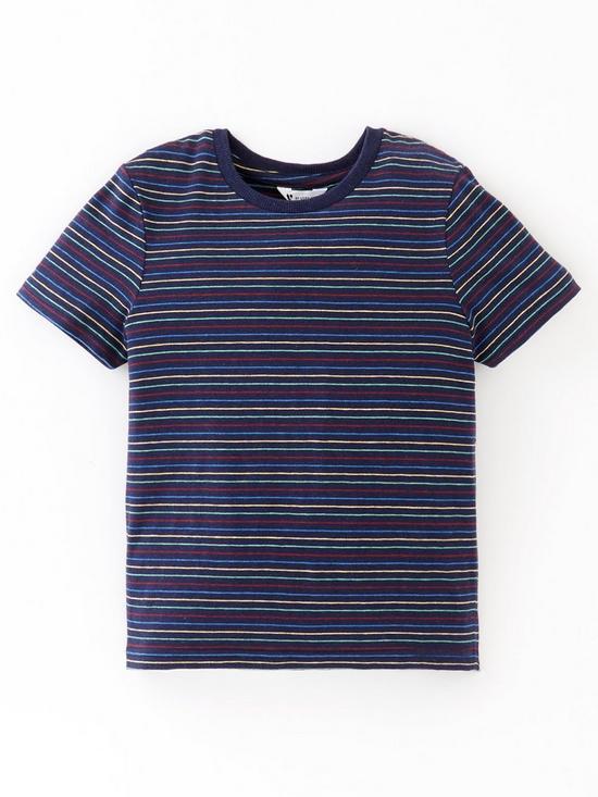 back image of mini-v-by-very-boys-dino-stripe-short-sleeve-t-shirts-4-pack-multinbsp