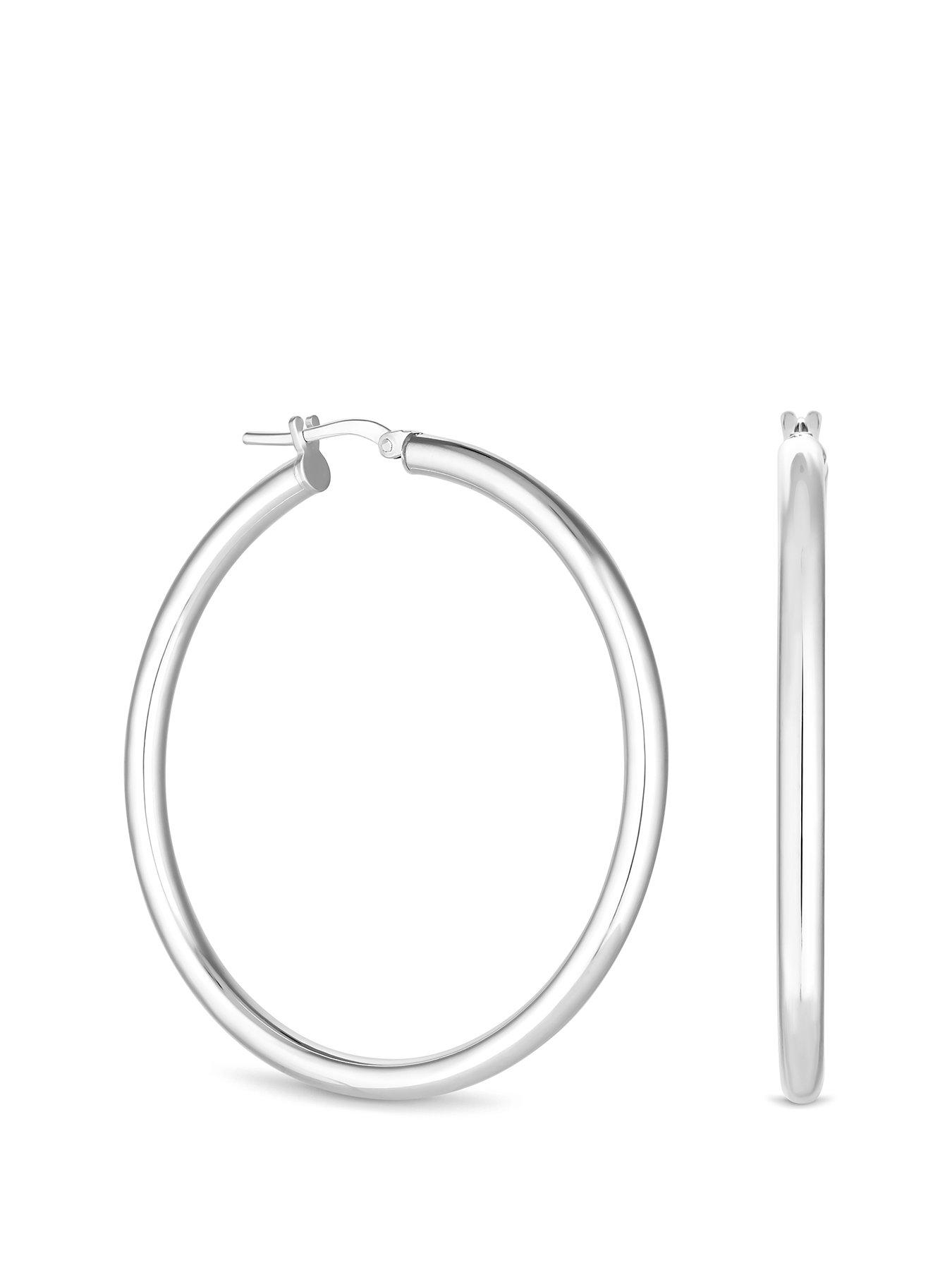 simply-silver-sterling-silver-925-45mm-tubed-hoop-earrings