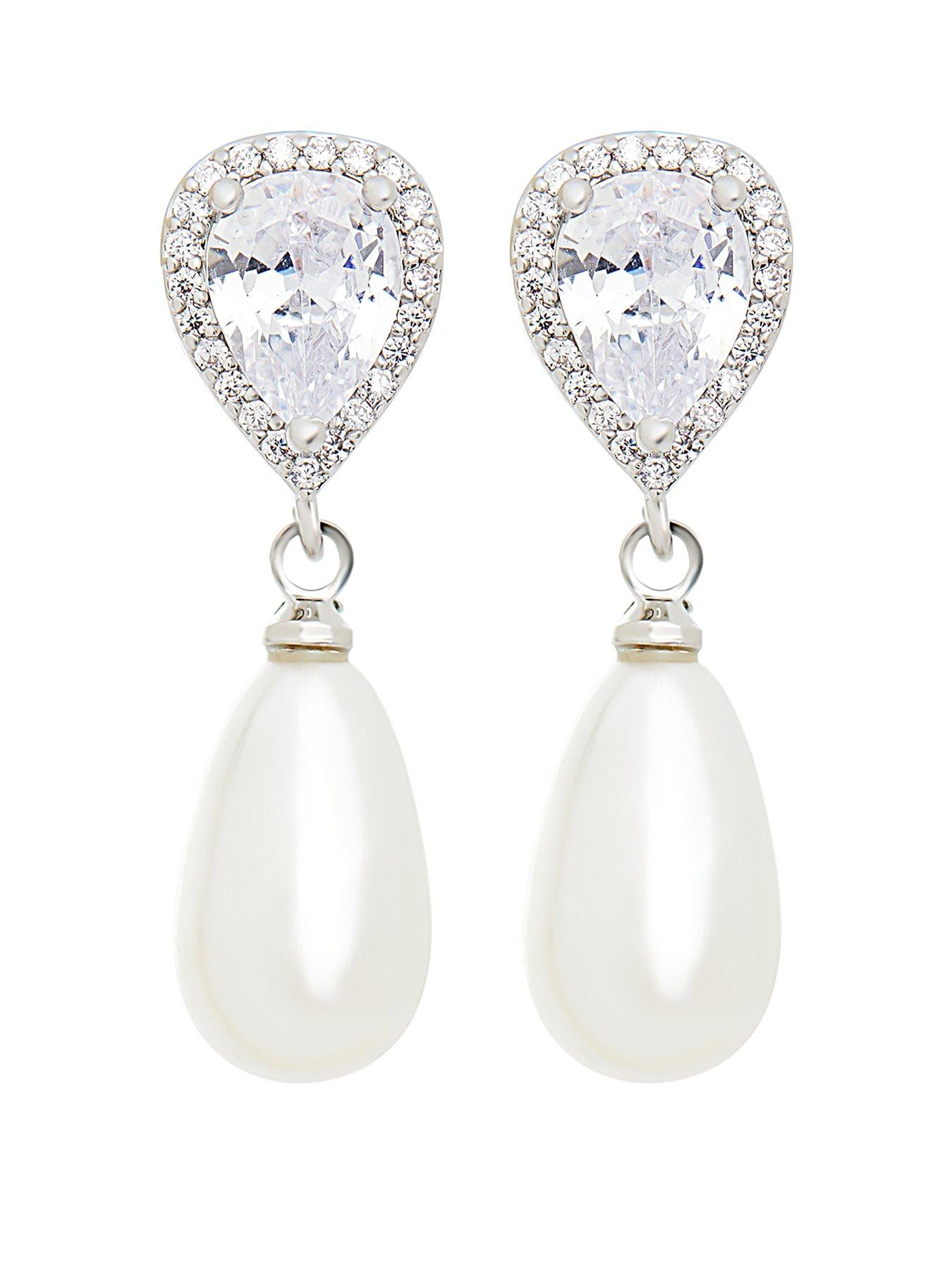jon-richard-rhodium-plate-cubic-zirconia-pear-and-teardrop-pearl-earring