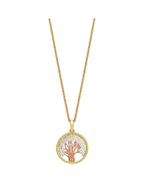 front image of simply-silver-sterling-silver-14ct-gold-plated-tri-tone-tree-of-life-pendant