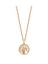  image of simply-silver-sterling-silver-14ct-gold-plated-tri-tone-tree-of-life-pendant