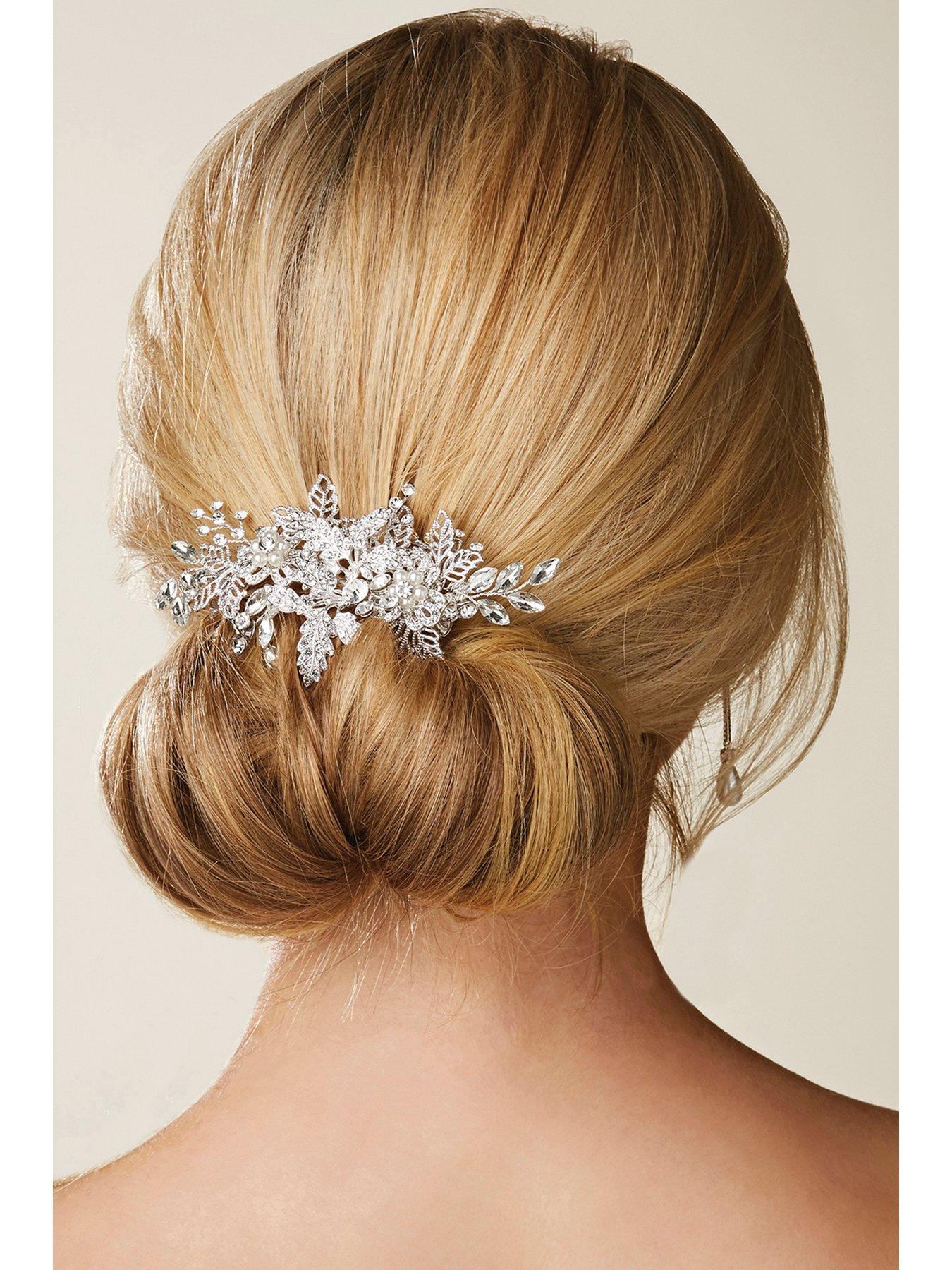  image of jon-richard-suzie-open-leaf-and-crystal-clip