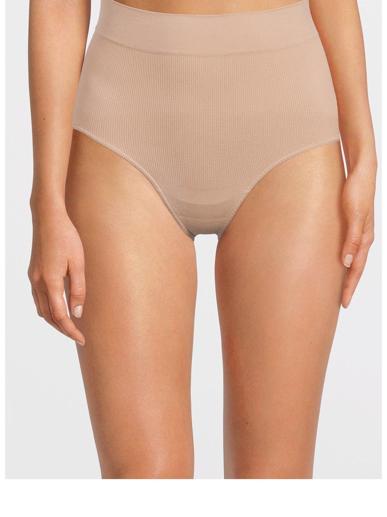 Miraclesuit Sexy Sheer Shaping Hi-Waist Brief- Black/Nude