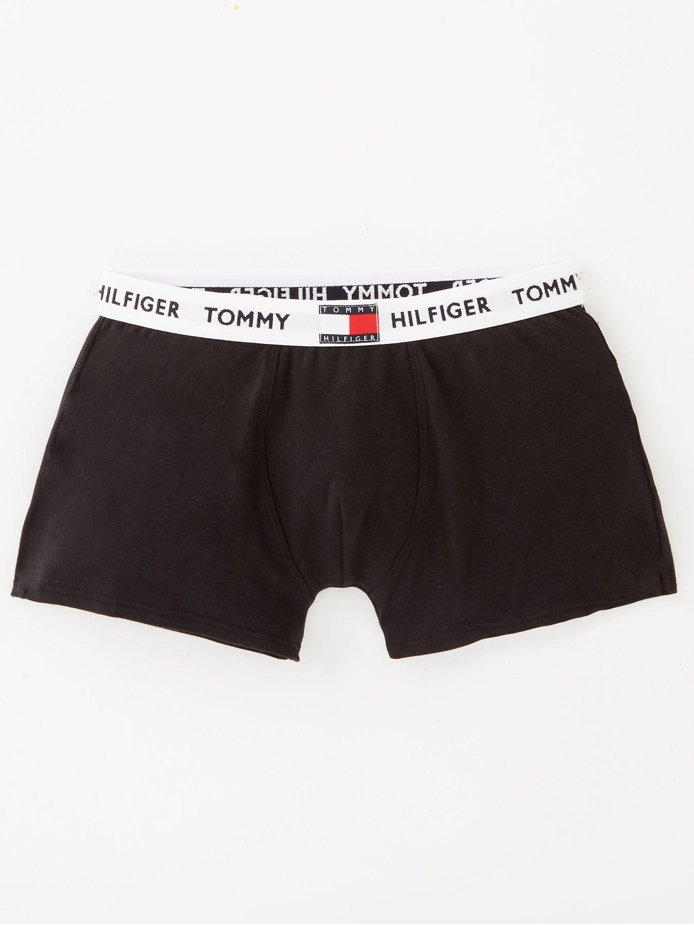 front image of tommy-hilfiger-boys-2-pack-trunk-greyblack
