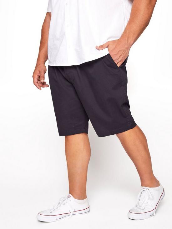 front image of badrhino-stretch-rugby-short-blue