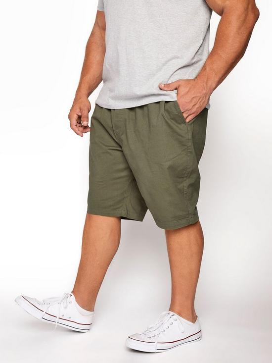 front image of badrhino-stretch-rugby-short-green