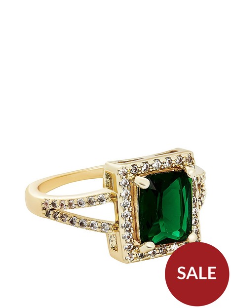 jon-richard-gold-plate-emerald-cubic-zirconia-cocktail-ring-16mm
