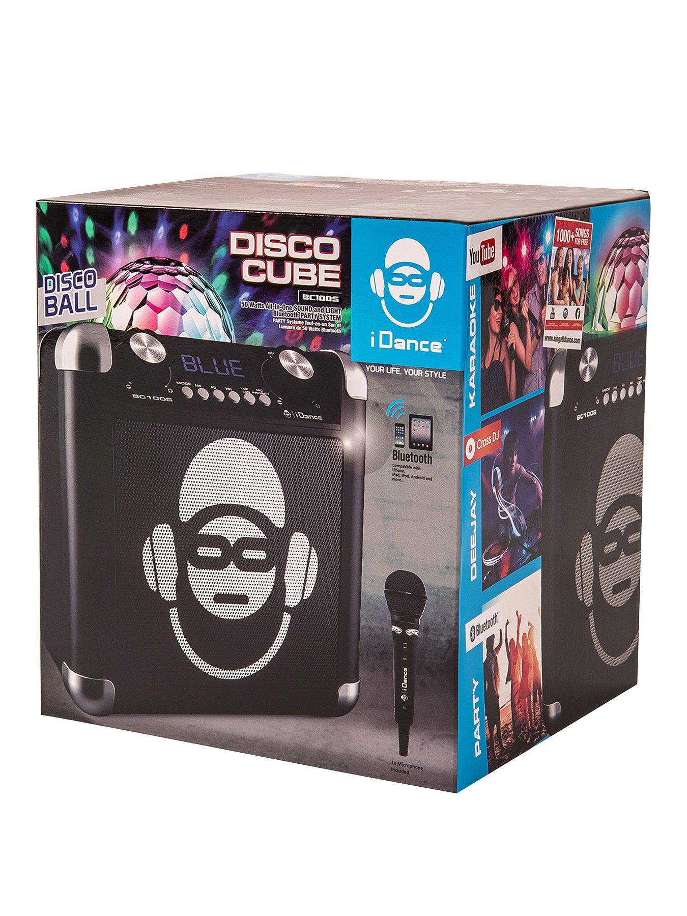  image of idance-singcube-bc100-bluetooth-karaoke-system