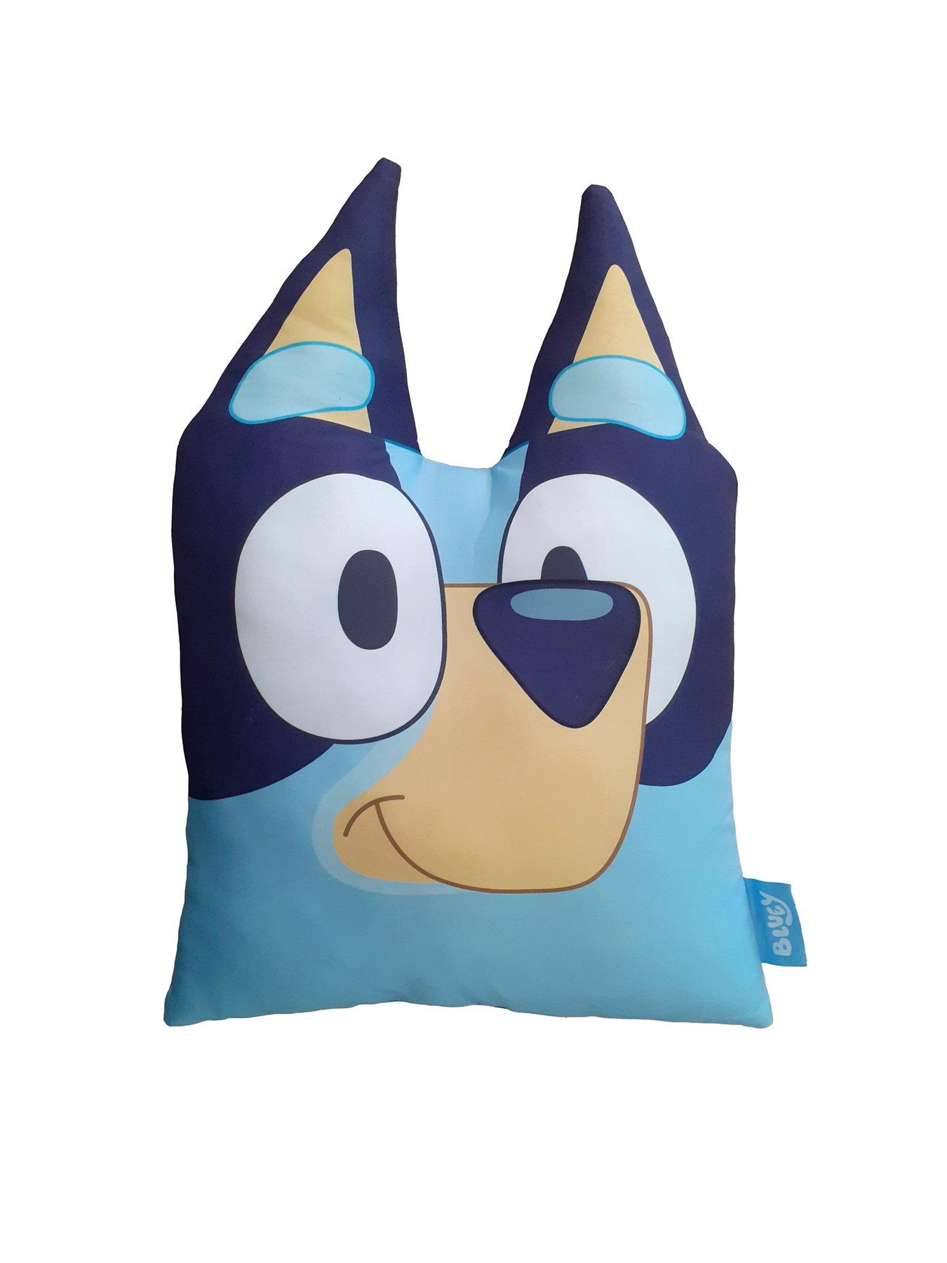 Bluey Smile Cushion - Blue