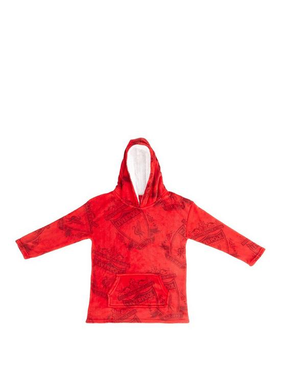 stillFront image of liverpool-fc-wearable-blanket-red