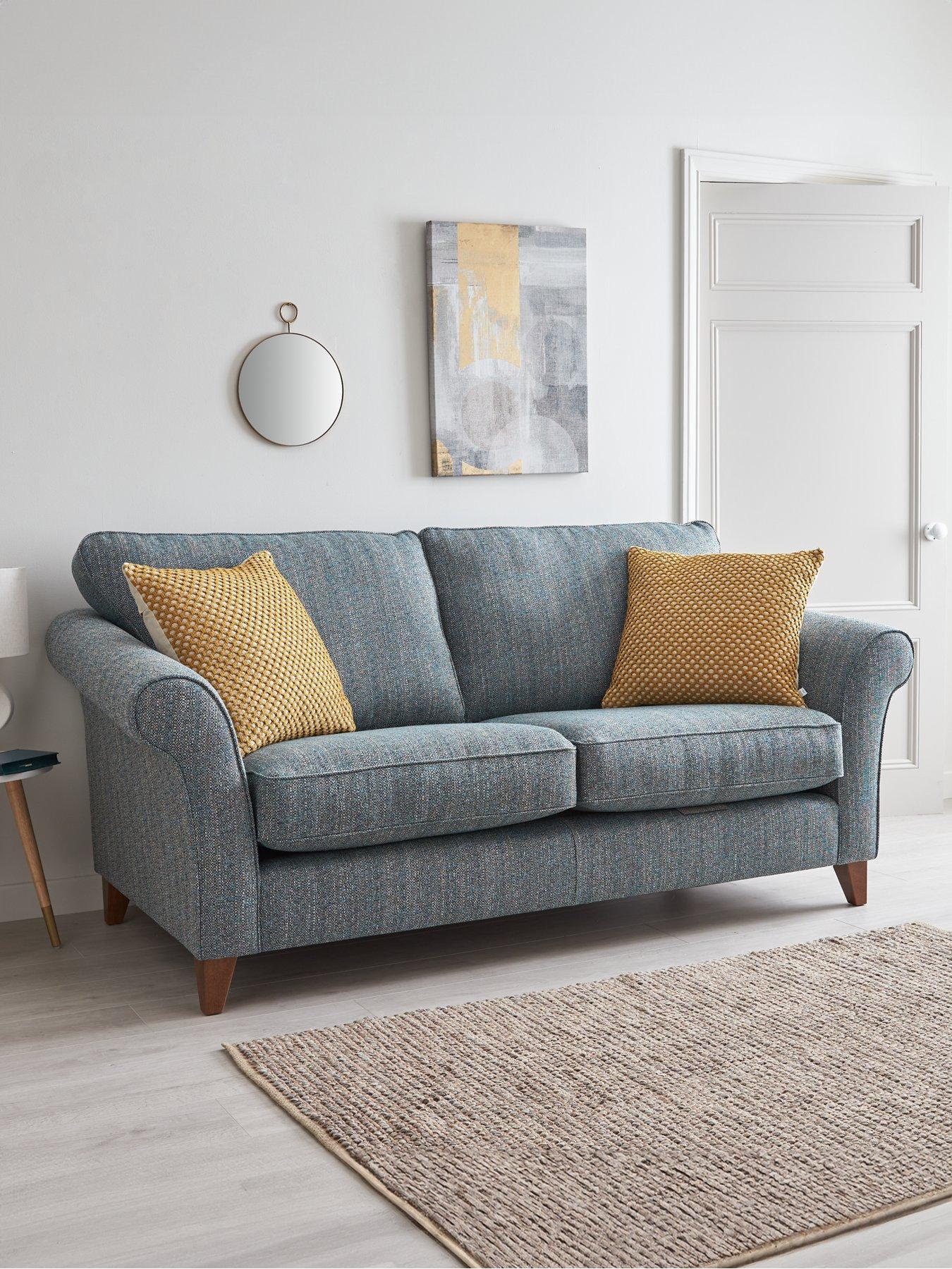 Very Home Willow 4 Seater Tweed Sofa | littlewoods.com