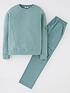  image of v-by-very-kidsnbspsweat-and-poplin-cargo-set-teal