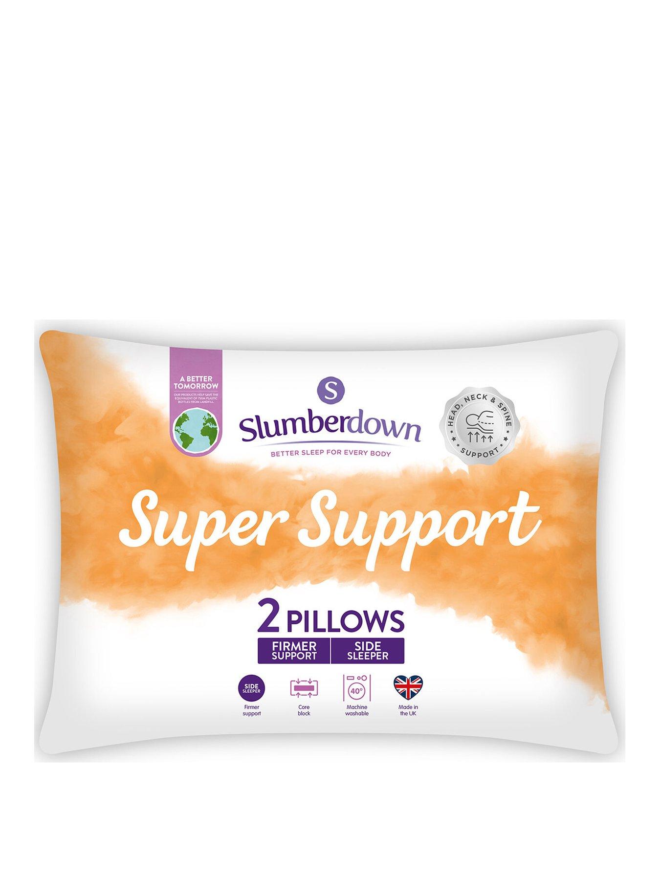 undefined Super Support 2 Pack Pillow - White