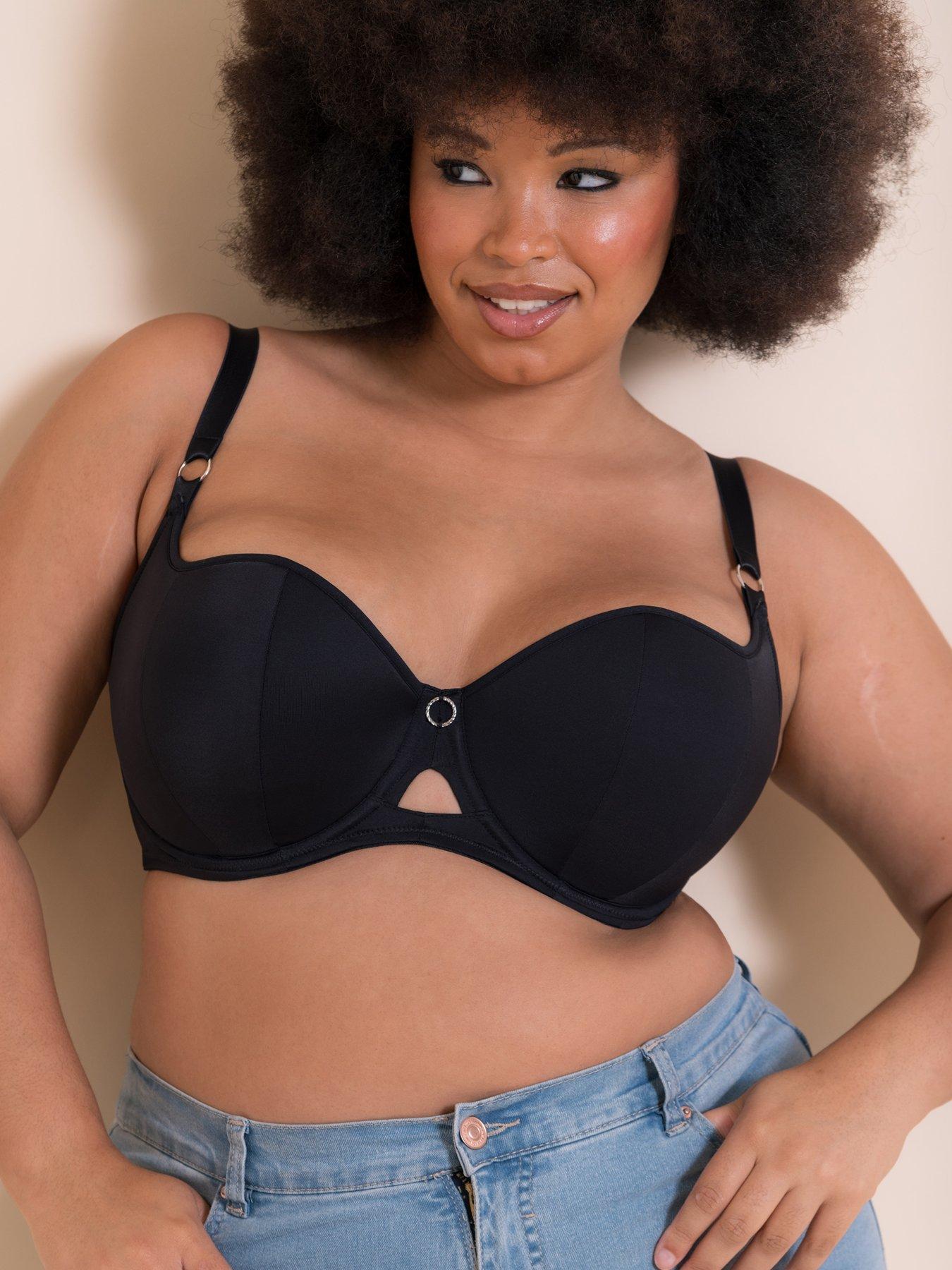 undefined Boost Me Up Padded Balcony Bra - Black
