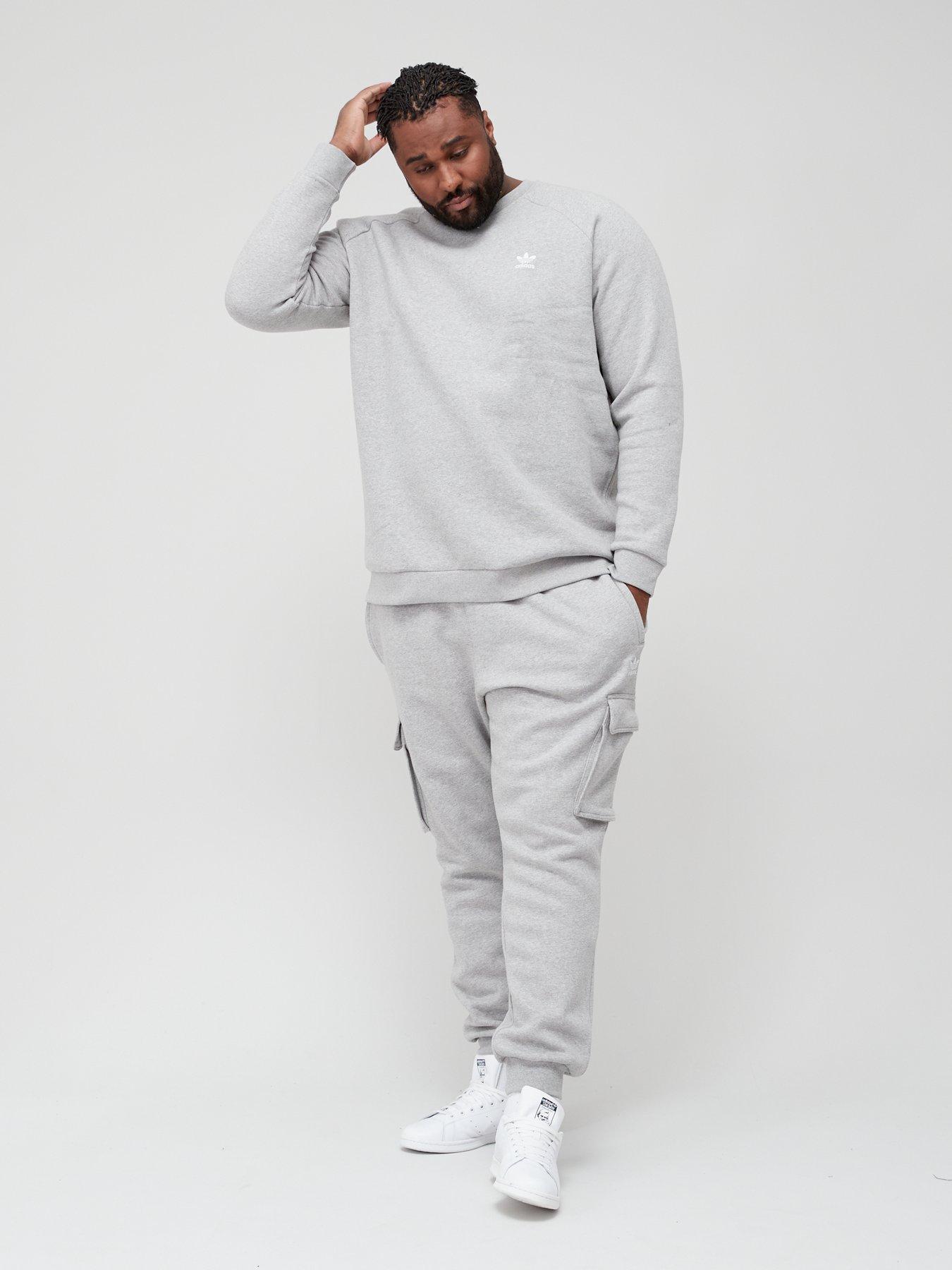 Adidas originals essential crew neck sweat in outlet white