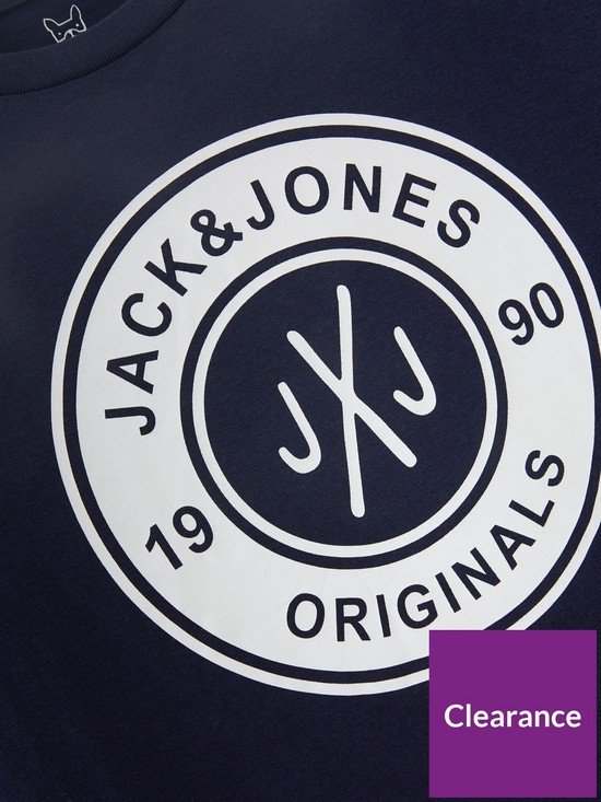 detail image of jack-jones-junior-boys-tom-t-shirts-3-packnbsp--whitedusty-olivenavy