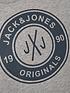  image of jack-jones-junior-boys-tom-crew-neck-sweat-tracksuit-light-grey-marl