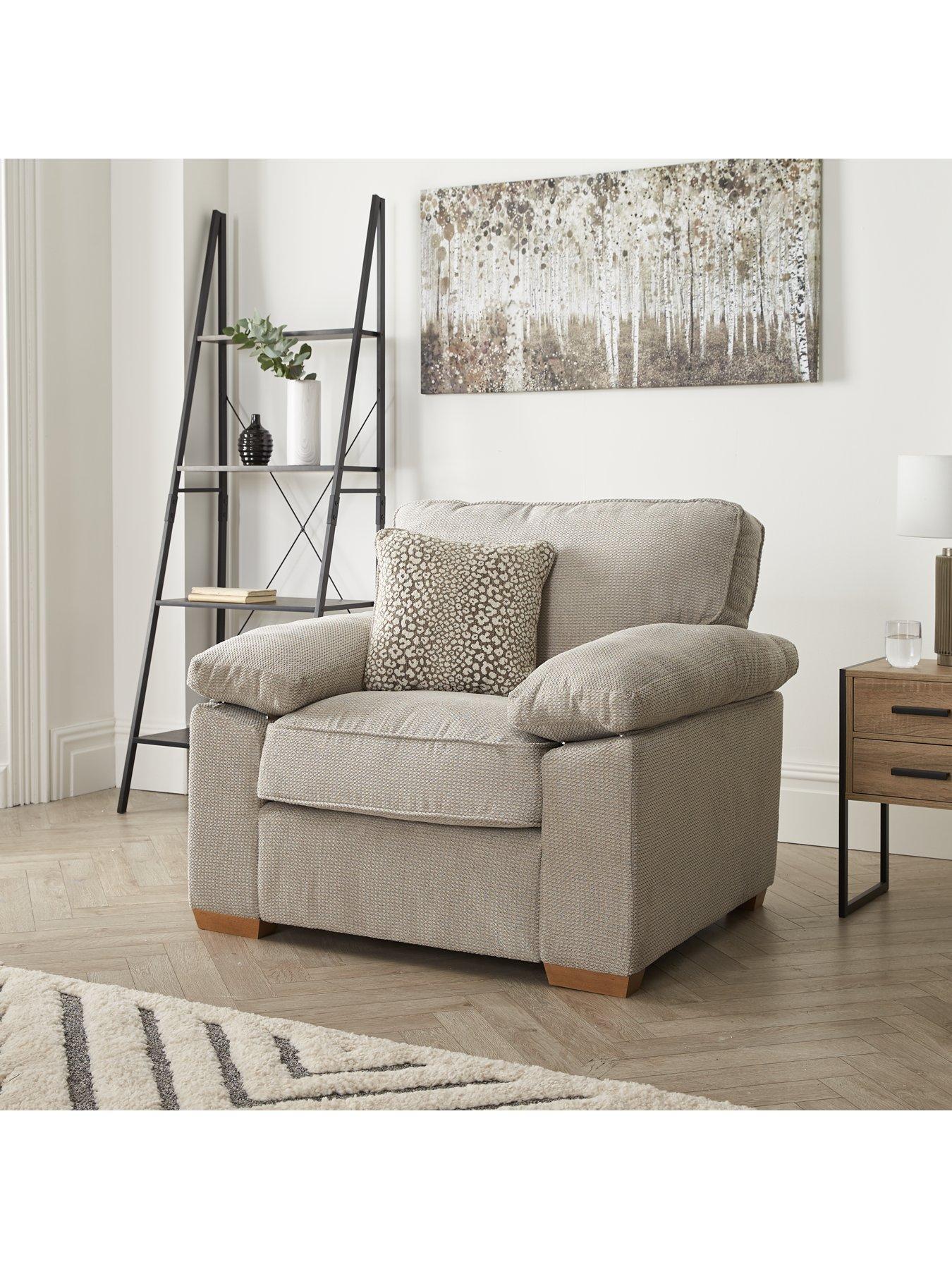 undefined Dexter Fabric Armchair - Made to Order in the UK