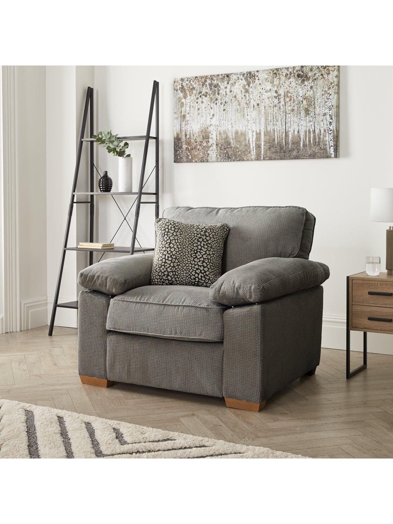 Image 1 of 5 of Very Home Dexter Fabric Armchair&nbsp;- Made to Order in the UK