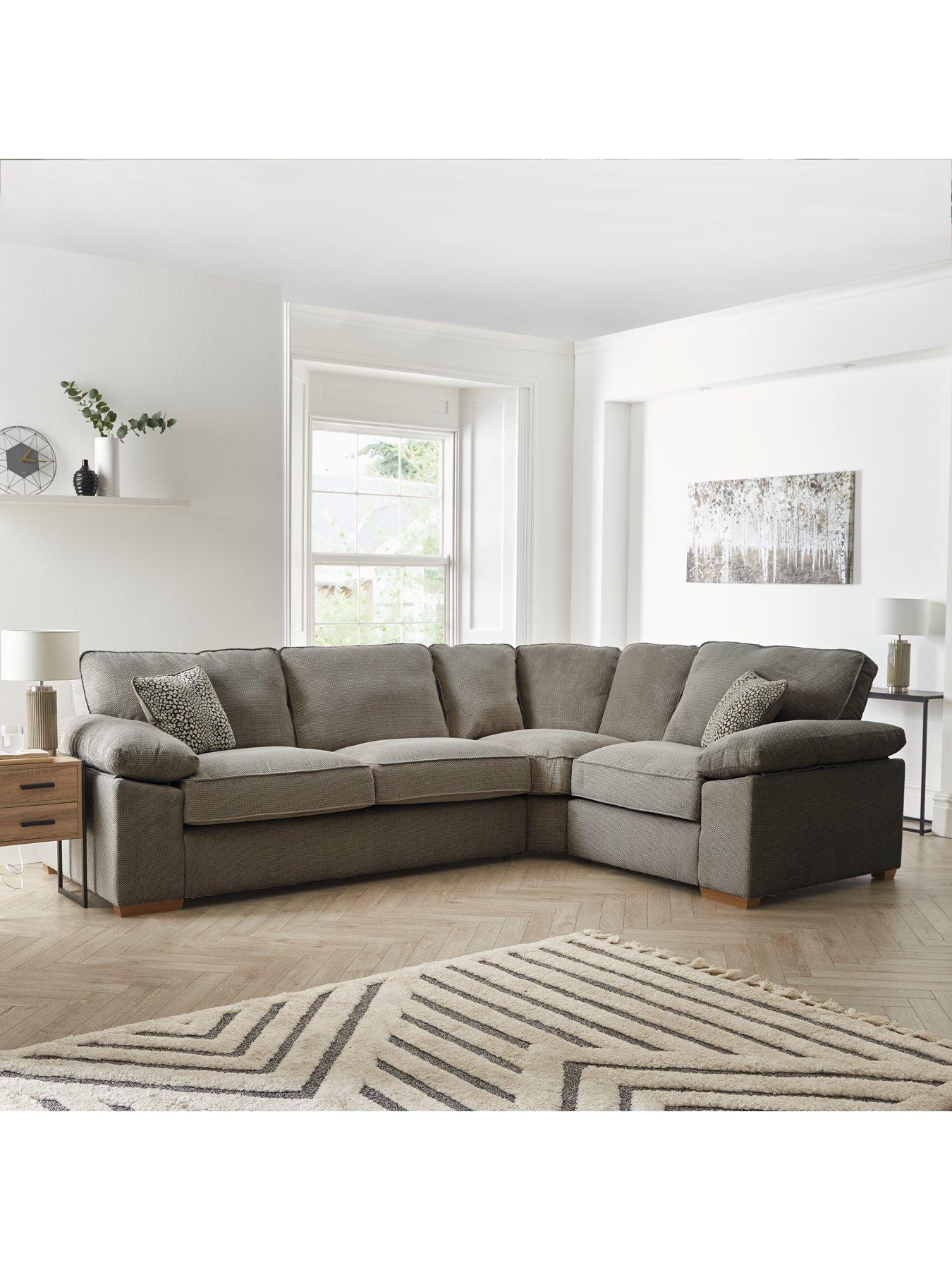 Littlewoods grey shop corner sofa