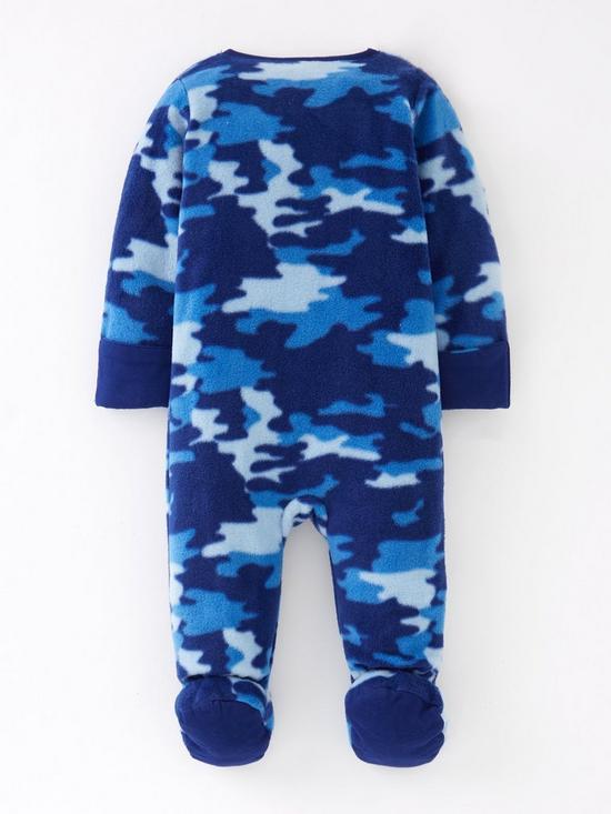 back image of mini-v-by-very-baby-boys-camo-print-zip-through-fleece-all-in-one
