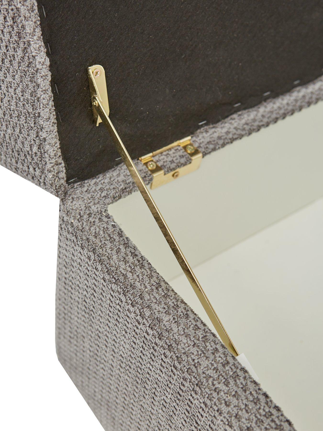  image of very-home-dexter-fabric-storage-footstool