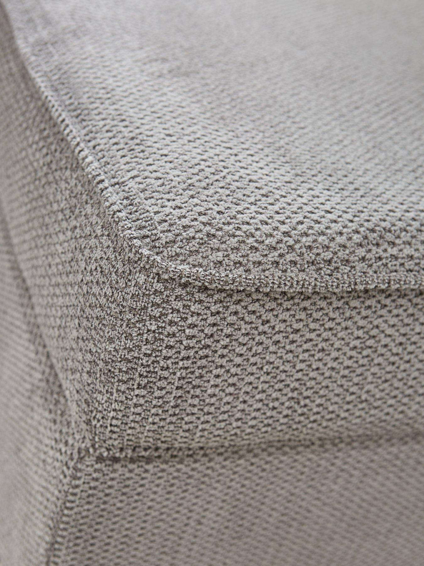  image of very-home-dexter-fabric-storage-footstool