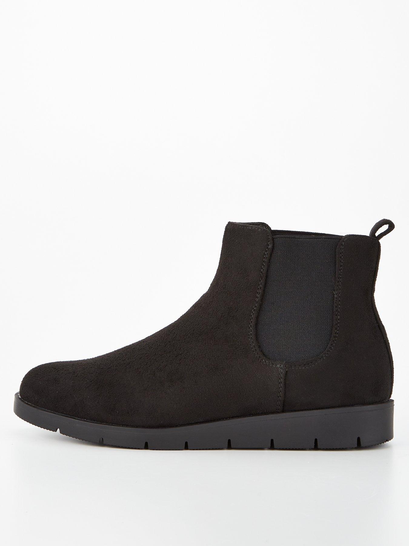 V by Very Chelsea Boot Black littlewoods