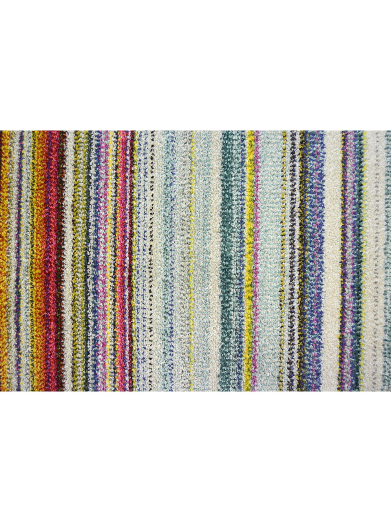 The Very Collection Villa Multicoloured Stripe Rug - Multi | Littlewoods
