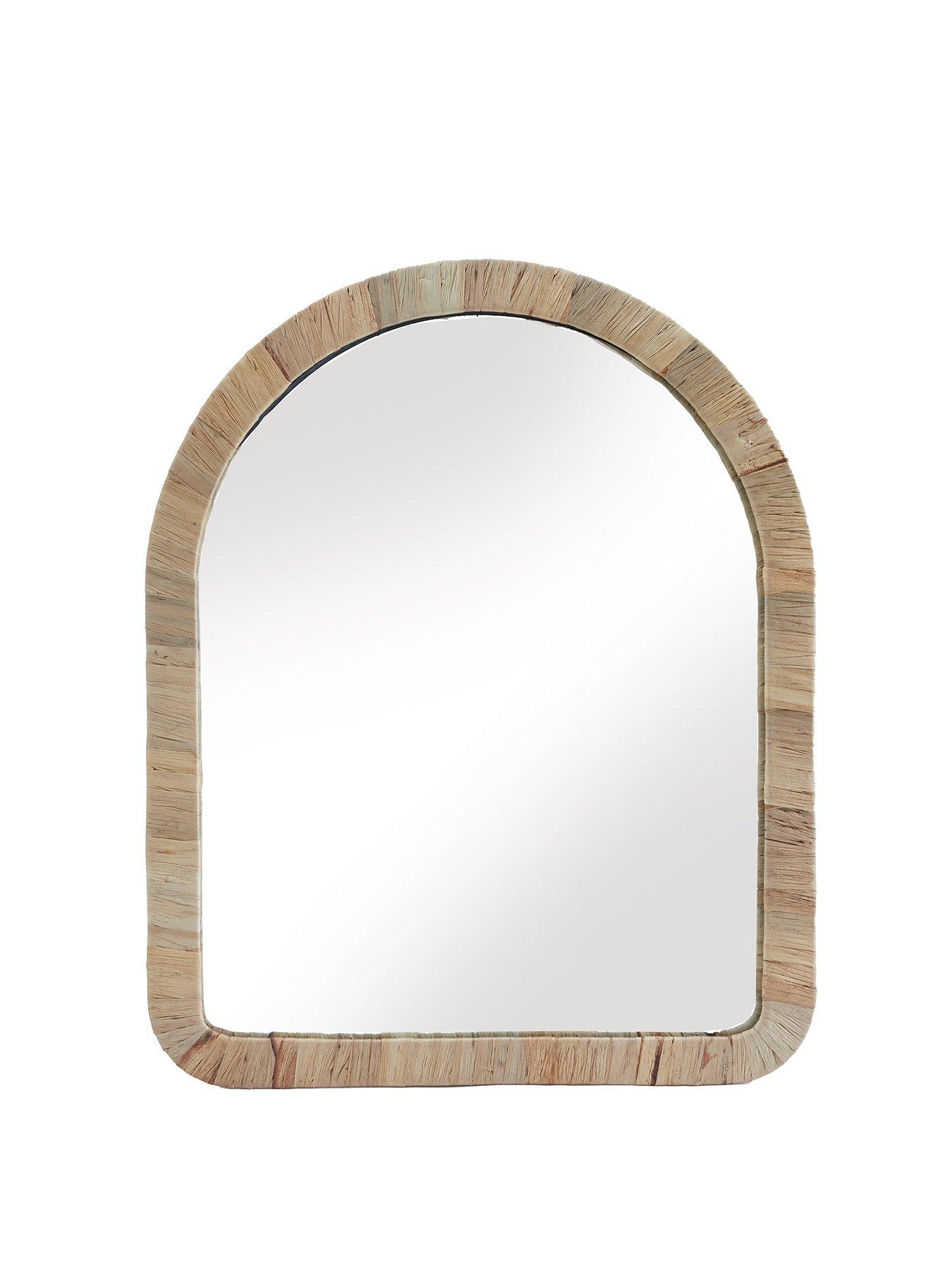 very-home-water-hyacinth-arch-wall-mirror-53x43cm