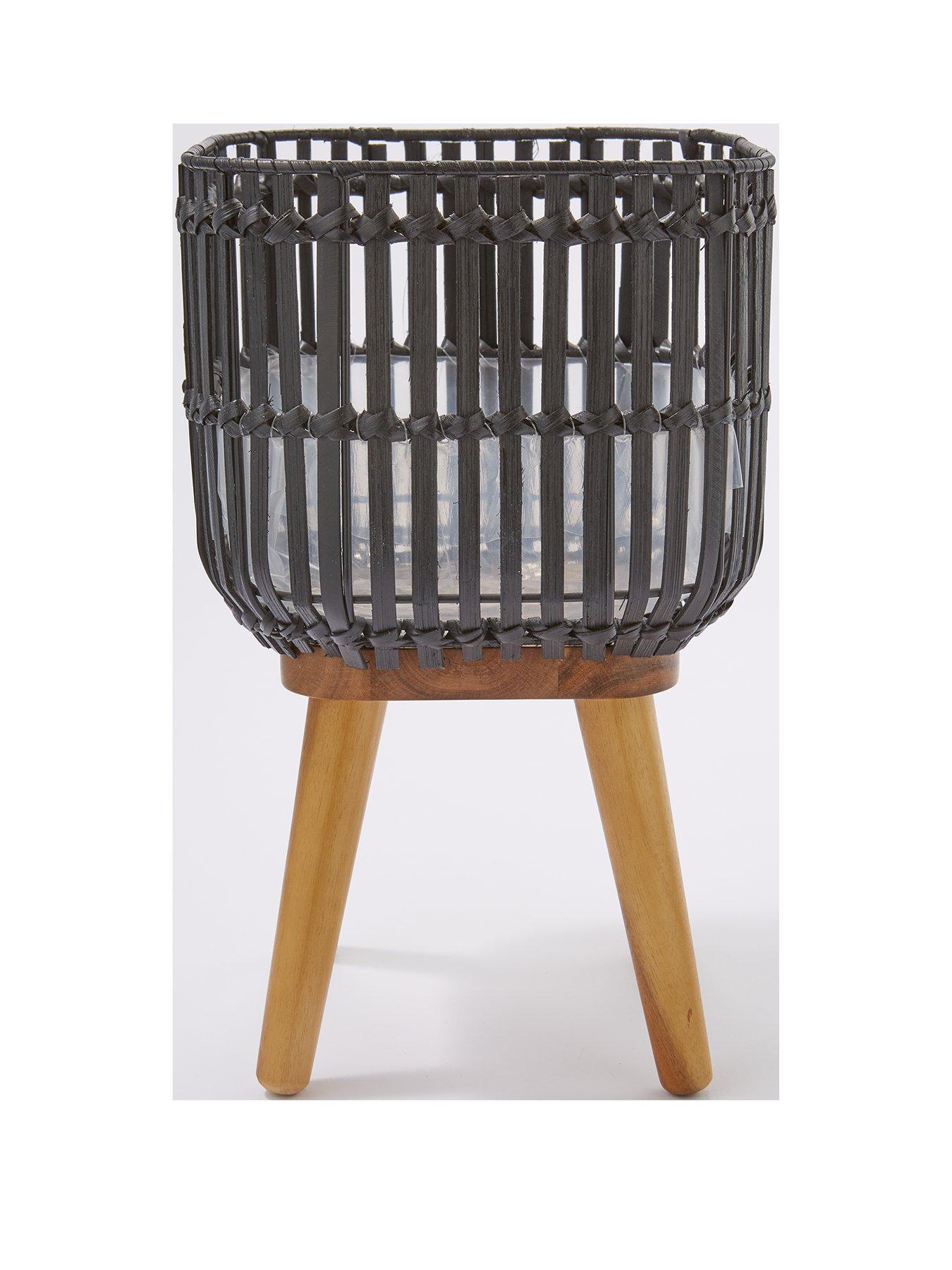very-home-bamboo-standing-planter