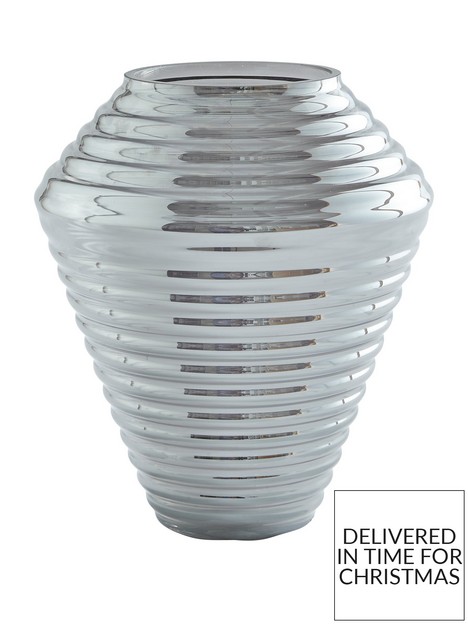 very-home-mira-ribbed-glass-vase