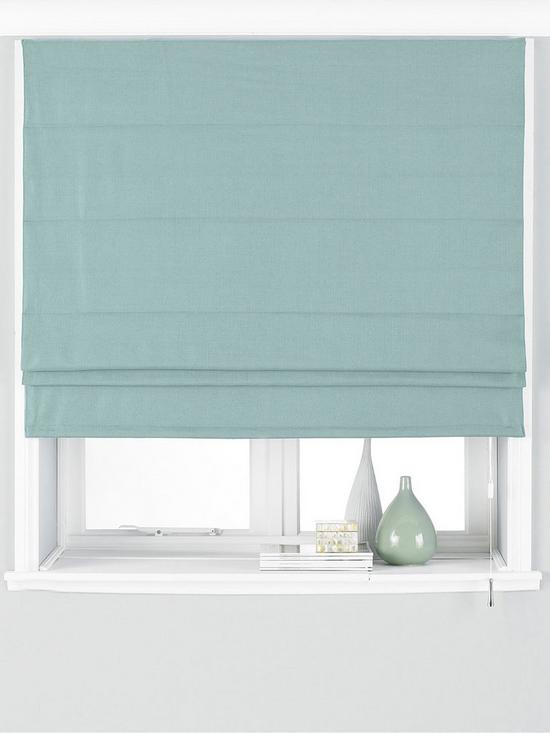 front image of riva-home-atlantic-twill-roman-blind