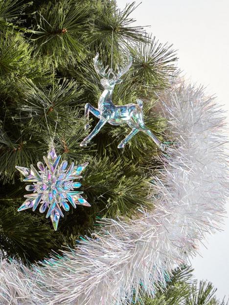 festive-6-piecenbspwonderland-iridescent-christmas-tree-decoration-bundle