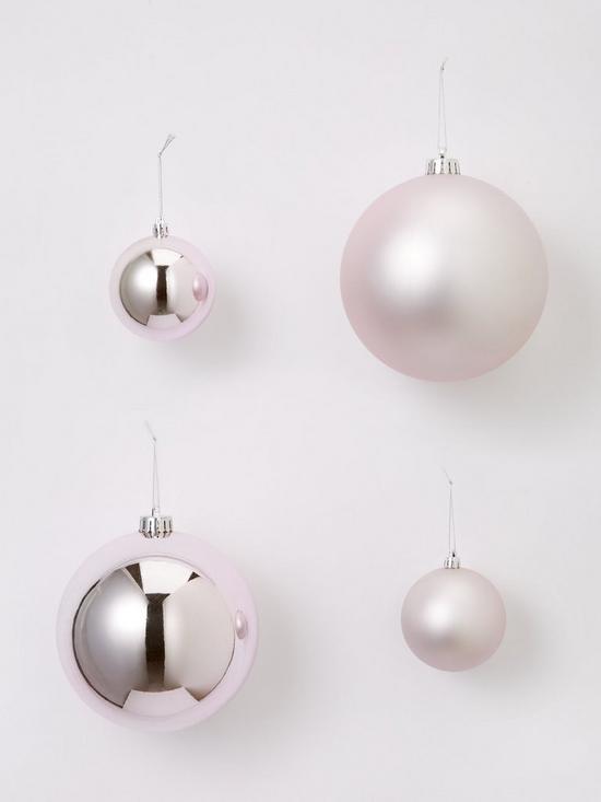 stillFront image of festive-15-piece-christmas-tree-decorating-bundle-pink