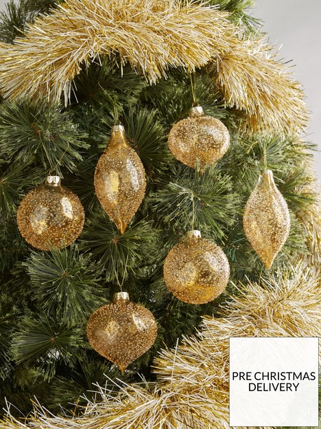 festive-gold-glass-tree-decorations